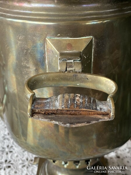 Charcoal Russian copper samovar