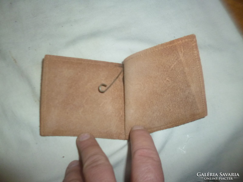Old leather wallet