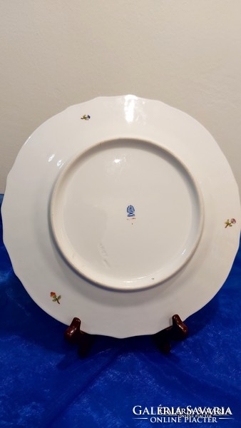 Herend Eton pattern, porcelain cake set for 6 people.