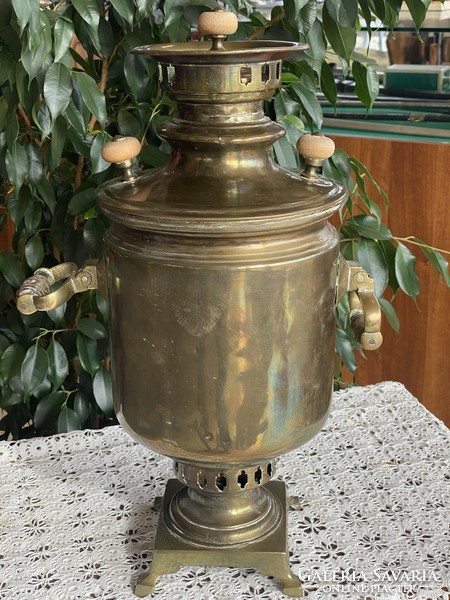 Charcoal Russian copper samovar