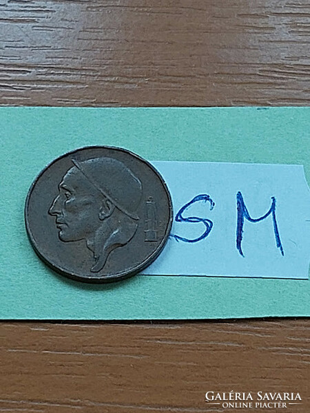 Belgium belgie 50 centimes 1953 miner, bronze sm
