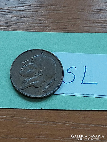 Belgium belgique 50 centimes 1953 miner, bronze sl