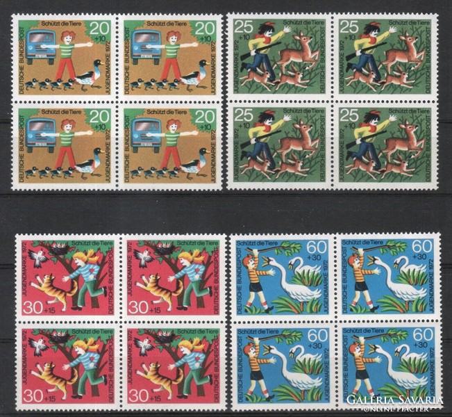 Összefüggések 0222  (Bundes) Mi 711-714      16,00 Euró postatiszta