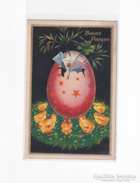 H:111 Antik Húsvéti Üdvözlő képeslap 1935