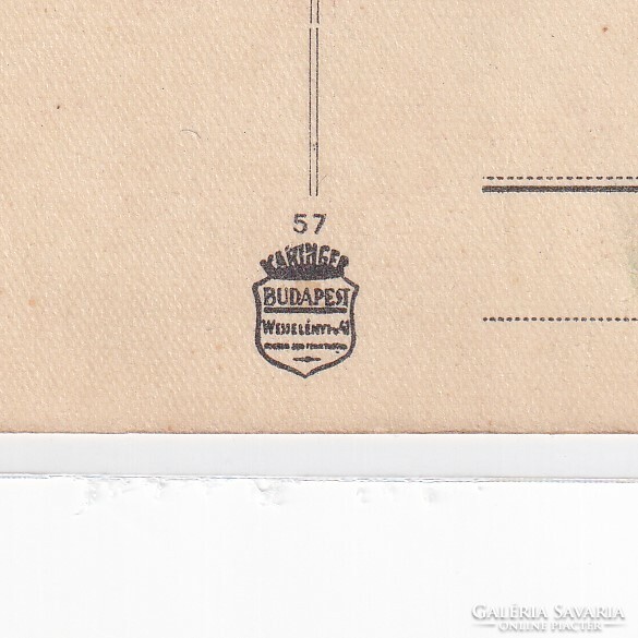 H:102 Antik Üdvözlő képeslap postatiszta