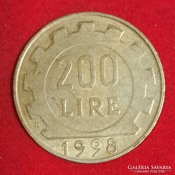 200 lira 1998.  Olaszország (673)