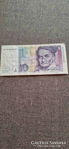 Old money 10 German marks