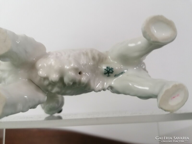 Terrier dog, ens porcelain