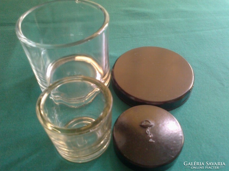 Pharmacy glass jars (2)