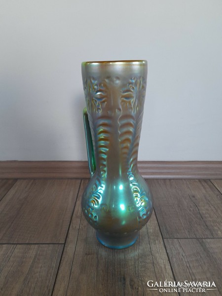 Old Zsolnay eozin jug vase