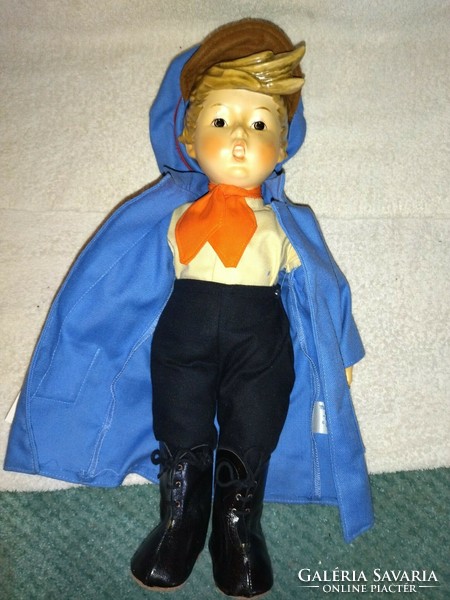 Rare huge m.I. Hummel goebel postman doll doll. 40cm high