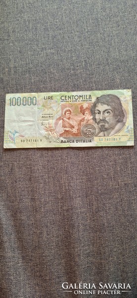 Old money Italian 100000 lira