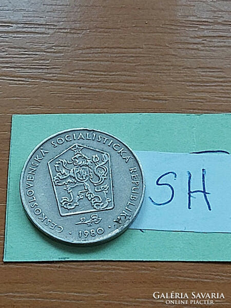 Czechoslovakia 2 crowns 1980 copper-nickel sh