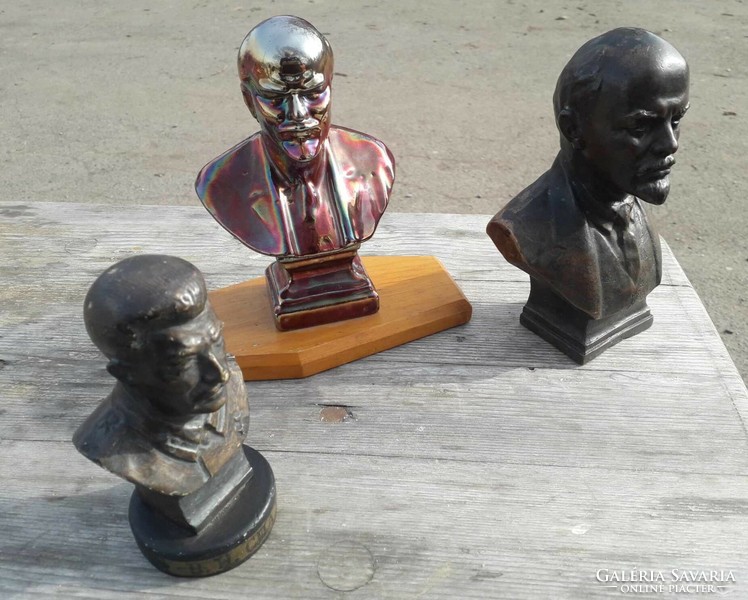 Stalin, 2 pcs. Lenin / bismuth, ..Bronze.