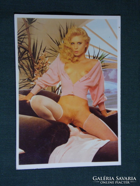 Card calendar size, traffic, gift shop, photo card, erotic female nude model, (6)
