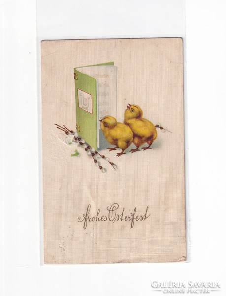 H:111 Antik Húsvéti Üdvözlő képeslap 1916