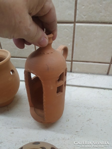 Sale! Action! Folk ceramics, earthenware ornaments, candle holders for sale!