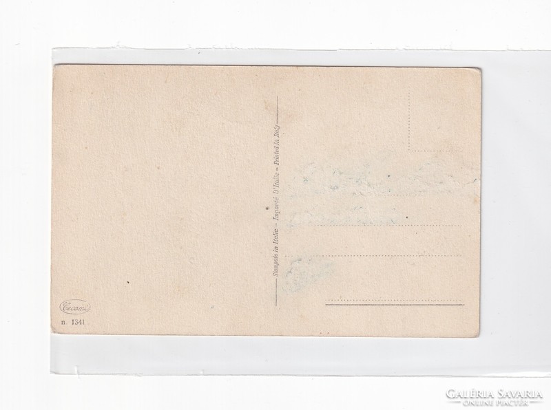 H:126 Antik Üdvözlő képeslap postatiszta
