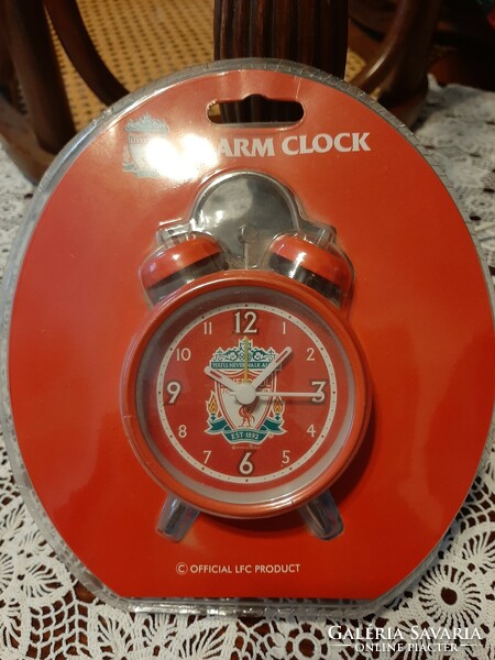 Original Liverpool alarm clock with originality label, in original packaging