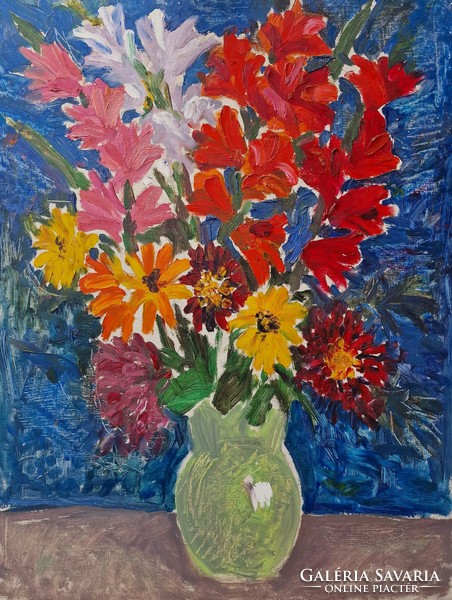 Gyula Magos: flowers in a vase!