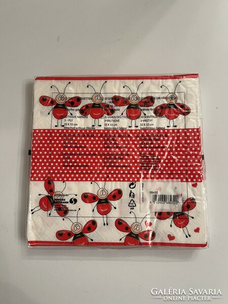 Special decor napkin package - ladybug