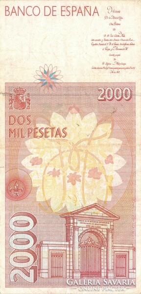 2000 Pesetas pesetas 1992 Spain 1.