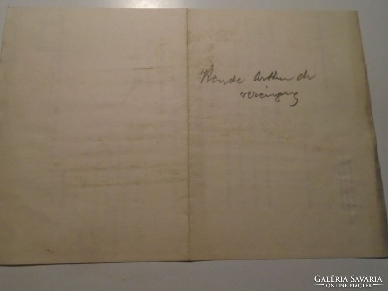 Za492.31 Autograph letter of CEO Dr. Artur Kende 1931 Hungarian-French insurance r.T. Bp