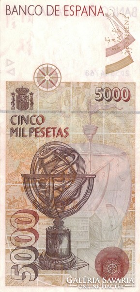 5000 Pesetas pesetas 1992 Spain 2.