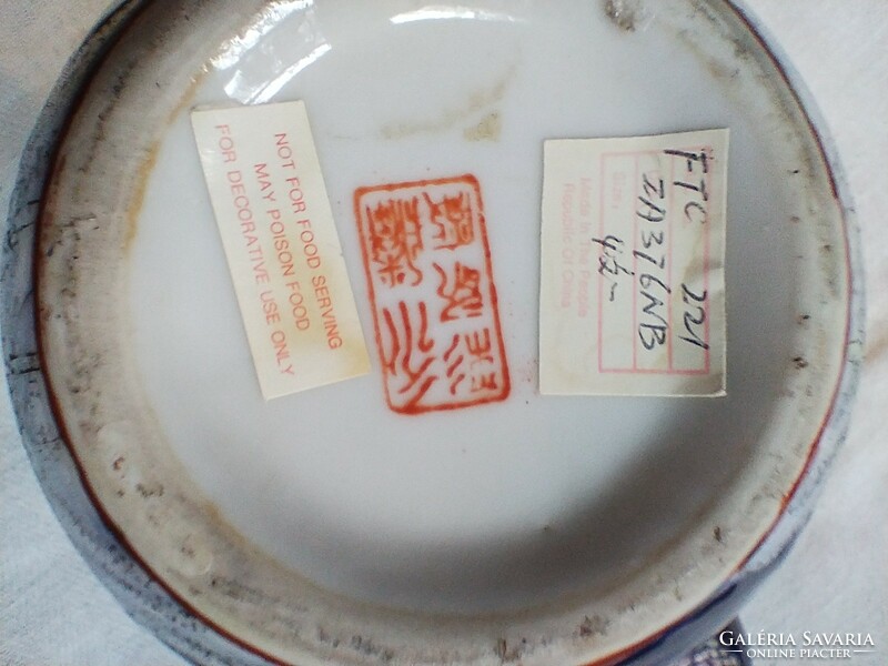 Kínai porcelán dísz