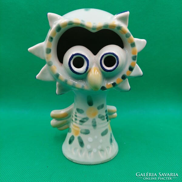 Rare collector's jan kutalek Czech ceramic owl figure