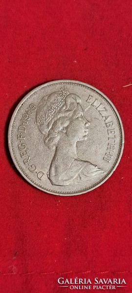 1969. England 10 pence (487)