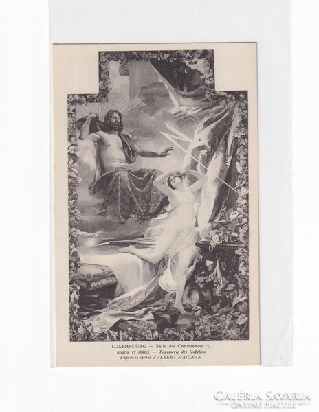 H:135 Vallásos Húsvéti Üdvözlő képeslap postatiszta