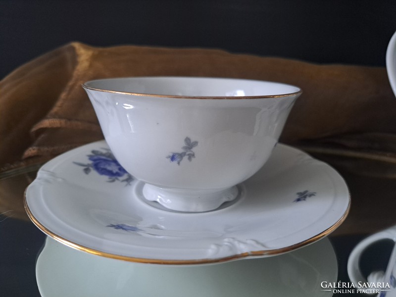 Budapest porcelain tea cup and milk spout