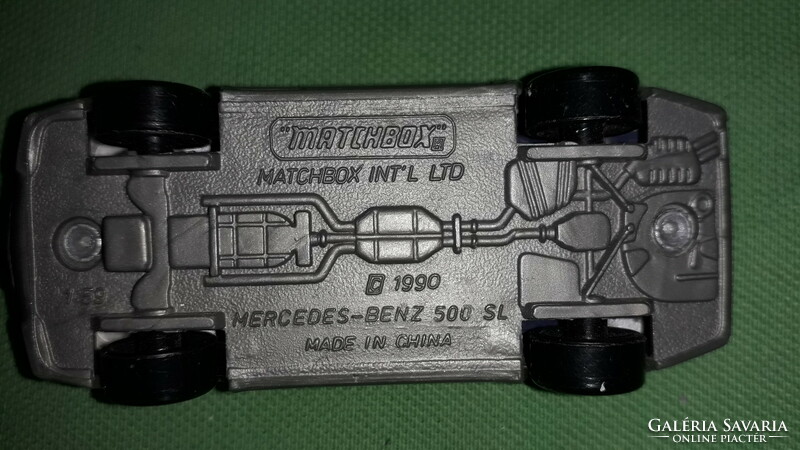 1990. MATCHBOX - MERCEDES-BENZ CABRIO 500 SL - 1: 64 méretű fém kisautó GYŰJTŐI a képek szerint