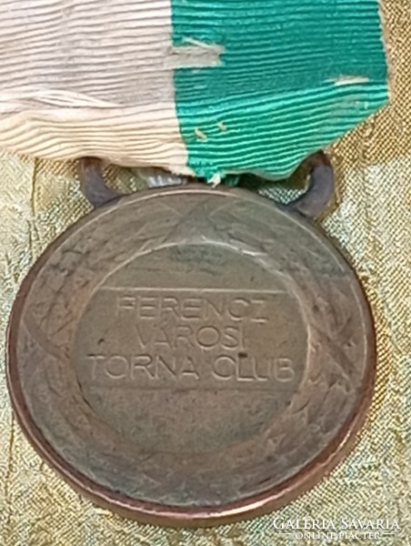 Fradi commemorative medal around 1920 Ferencs urban gymnastics club