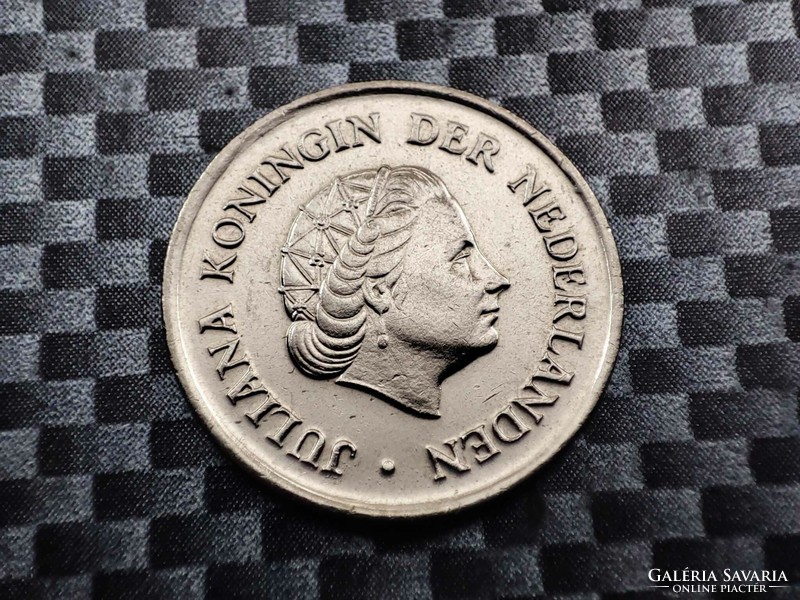 Netherlands 25 cents, 1971