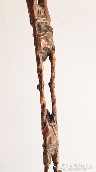 Ferenc Medgyessy(1881-1958) - pair of acrobats, bronze sculpture gallery in Debrecen