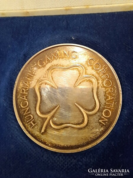 Silver 925 gambling game 1991-2001, commemorative coin, in box. 31.3 Grams.