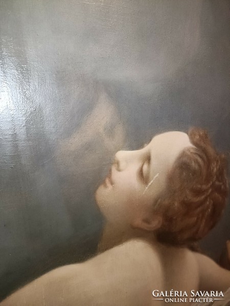 It starts from HUF 1! Antique, (100-120 years old) correggio, jupiter and io, copied by steiner della pietra