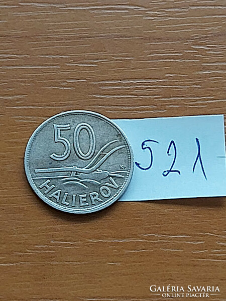 Slovakia 50 Halierov 1941 Copper-Nickel #521