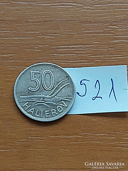 SZLOVÁKIA 50 HALIEROV 1941 Réz-nikkel   #521