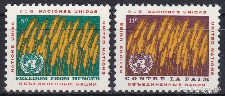 1963 UN New York, freedom from hunger **
