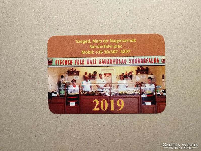 Hungary, card calendar ii.- 2019