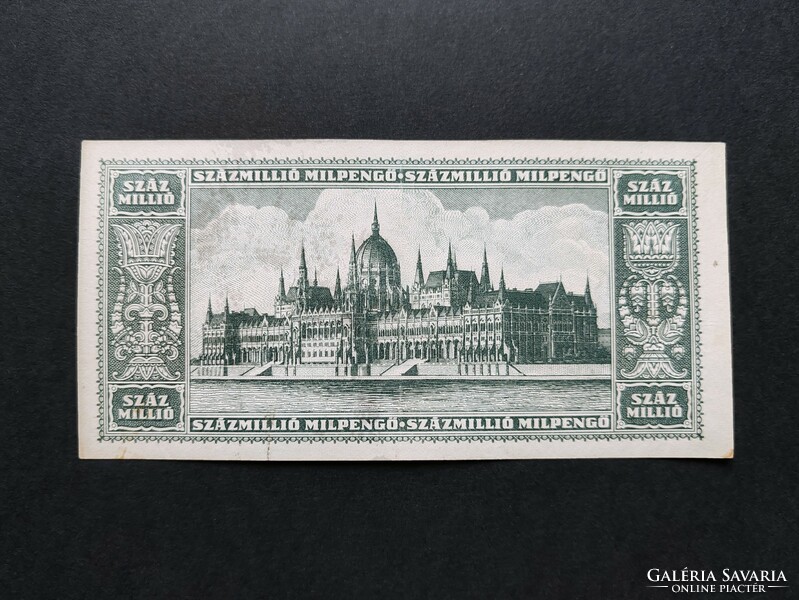One hundred million milpengő 1946, vf+