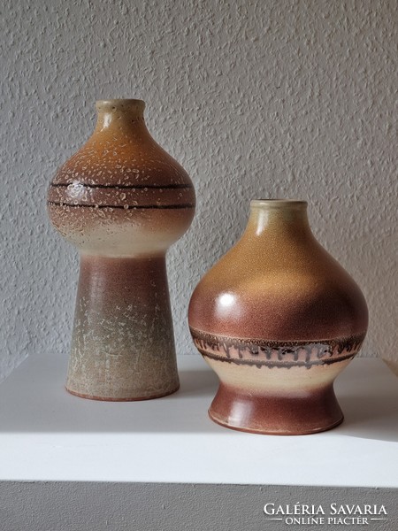 Lammel Ilona keramikusművész  munkái párban - '70-es évek