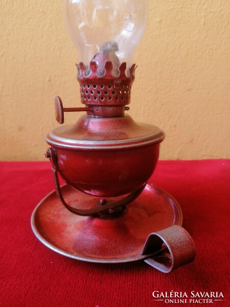 Table / wall, small kerosene lamp - 18 cm.-