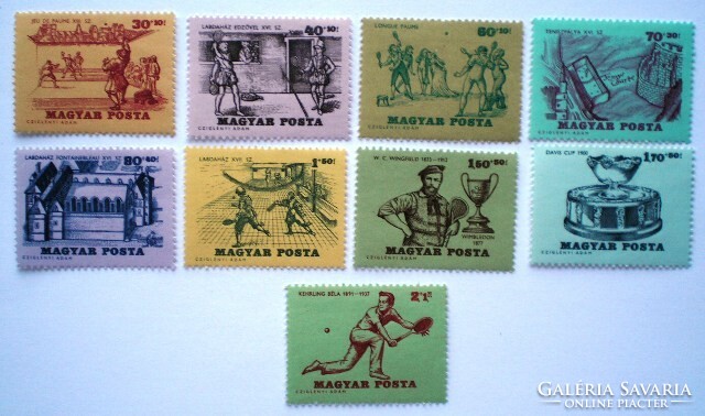 S2175-83 / 1965 A tenisz története bélyegsor postatiszta