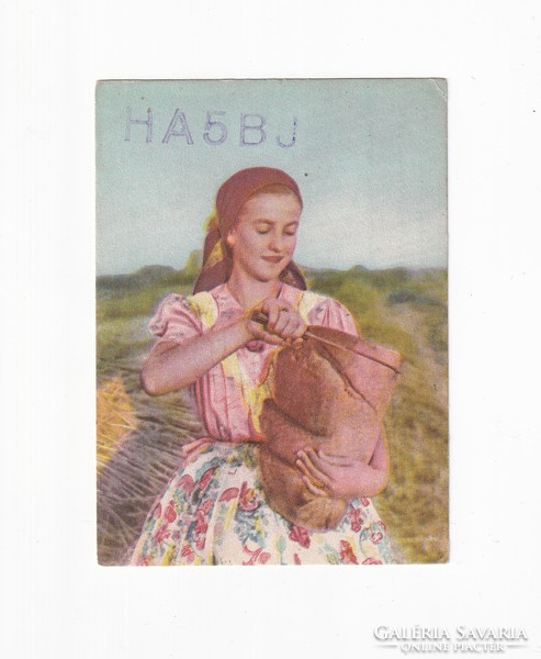 H:158 Húsvéti Üdvözlő képeslap "Aratás Újkenyér"