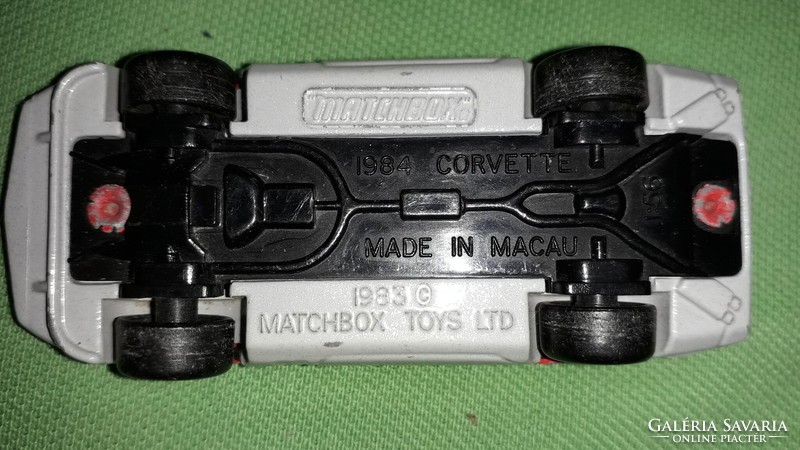 1983. MATCHBOX - MACAU - 1984.CORVETTE - 1: 64 méretű fém kisautó a képek szerint