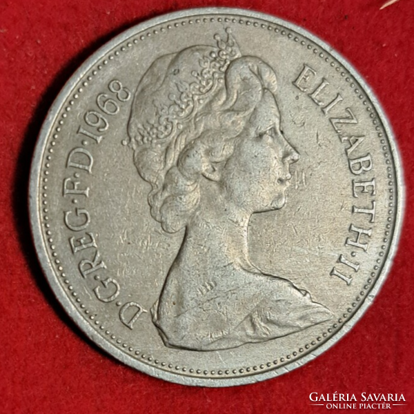 1968. England 10 pence (263)